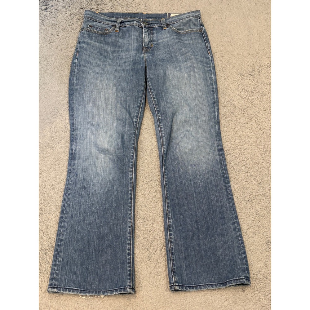 Gap 1969 Bootcut Jeans Womens 8A Medium Wash Stretch Denim Low Rise 54023 G